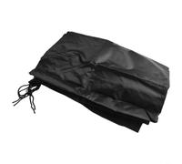 Durashmall Bolsa de almacenamiento de hojas de tractor para cortacésped, colección de barrenderos con cordón impermeable, gran capacidad, fácil de colocar, diseño plegable, color negro (92 x 60