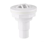 Durashmall Boquilla de pared de piscina de retorno para Hayward SP1026D para puertos de entrada de 32 mm y 38 mm, pieza de repuesto de plástico blanco para sistema de circulación de agua de piscina y