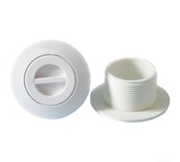 Durashmall Boquilla de piscina Boquilla de tanque de película Accesorio de filtro de piscina Conector de reflujo de membrana de goma para una circulación eficiente del agua y eliminación de desechos