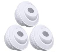 Durashmall Boquillas de chorro de piscina de flujo direccional de globo ocular SP1419D potente flujo de agua para bañera spa relajación fácil de instalar plástico blanco 2.33 pulgadas (1 unidad)