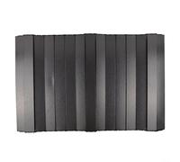 Durashmall Carrito plegable de aleación de aluminio para carrito de carro, cubierta de mesa de picnic portátil ligera para senderismo al aire libre, viajes, 30.7 x 18.1 pulgadas (largo negro)