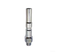Durashmall Conector de pulverización de espuma de acero inoxidable con rosca externa de 1/4 pulgadas para lavadoras de alta presión, aplicación eficiente de espuma, fácil instalación, accesorio de