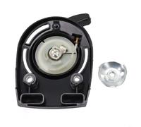 Durashmall Conjunto de arranque de retroceso para Honda GX35 GX35NT HHT35S Pieza de repuesto de motor de cepillo 28400-Z0Z-315 28400-Z3F-M01 28451-Z0H-003 incluye engranaje de arranque negro