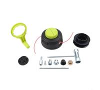 Durashmall Conjunto de cabezal de recortadora, kit de cabezal de recortadora de césped para P2009 RY15523A RY15523AVNM, diseño de línea M8x1.25 T35 para corte eficiente y mantenimiento del jardín