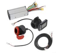 Durashmall Controlador de bicicleta eléctrica, panel de control de pantalla LCD con interruptor de velocidad variable, kit de controlador de scooter plegable 24 V/36 V 250 W/350 W (24 V 250 W)