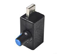 Durashmall Controlador de velocidad USB para ventiladores de 5 V, interruptor regulador de voltaje ajustable para laptop, radiador, dispositivos de mano, portátil, hogar, oficina, viajes, uso