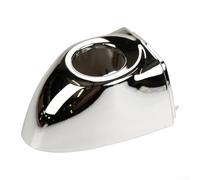 Durashmall Cubierta de tapa de manija de puerta cromada exterior delantera para Fiat para 500X 2016 2018 2021 2019 2020 2017 OEM 735607049 piezas de repuesto exteriores