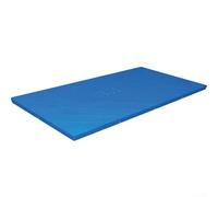 Durashmall Cubierta rectangular para el suelo de la piscina, capa protectora para piscinas sobre el suelo, gestión de polietileno resistente, versátil uso al aire libre, varios tamaños disponibles (B)