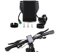 Durashmall Ebike Pantalla LCD Ciclismo Ordenador, Unidad de Control de Pantalla LCD Reemplazo para Motores de Bicicleta Eléctrica Kits 500C P850C 750Cble DPC18 20 * 15 * 10cm