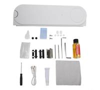 Durashmall Empujador de ventana inteligente para conexión Zigbee fricción Drive ruedas de silicona 50N fuerza de empuje energía solar USB carga control de voz para Alexa APP