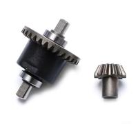 Durashmall Engranaje diferencial de metal para WLtoys 12428 12423 1:12 RC Car Parts Silver Alloy Axle Rotation Modified Upgrade Kit Option A Wheel Hub and Drive Gears(C)