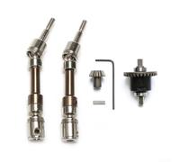 Durashmall Engranaje diferencial de metal para WLtoys 12428 12423 1:12 RC Car Parts Silver Alloy Axle Rotation Modified Upgrade Kit Option A Wheel Hub and Drive Gears(B)