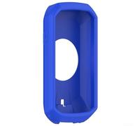 Durashmall Funda de silicona, para Garmin Edge 1050, cubierta protectora flexible con recortes precisos, carcasa de parachoques anticaída, accesorio ligero, para computadora de ciclismo - negro (azul)