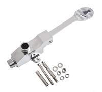 Durashmall Grifo de cocina accionado con pie, válvula de interruptor de agua fría, aleación de zinc, control de pedal para hospital, escuela, oficina, baño público, salida de entrada de 1 2 pulgadas