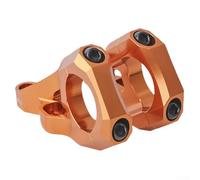 Durashmall Heavy Duty CNC Bike Stem 31.8mm x 52mm 6061 Aluminio Alloy Riser 35mm para Mountain Bike DH Downhill Freeride Negro (naranja)