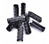 Durashmall Juego de 10 conectores de tubo de marco de invernadero y abrazadera de membrana, ABS PC, antioxidante, acabado suave, accesorio de soporte para plantas, se adapta a tuberías para patio