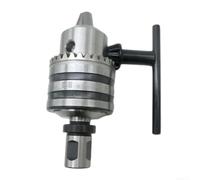 Durashmall Juego de varilla de vástago de ángulo recto de 19 mm y portabrocas de 1,5-13 mm o 3-16 mm para adaptador de rosca cónica B16, vástago Weldon a adaptador de vástago cónico B16, herramienta