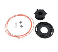 Durashmall Kit de accesorios de cabezal de recortadora de césped con resorte de bobina y clips, piezas de repuesto de plástico para recortadoras de 25-2 cuerdas, accesorios de instalación para