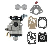 Durashmall Kit de carburador de 15 mm 43 cc 47 cc 49 cc 52 cc para CG430 CG520 BC430 BC520 cepillo cortasetos cortacésped soplador motosierra cultivador piezas de motor repuesto con combustible F