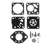 Durashmall Kit de carburador para Tillotson -13HU -14HU para 020 024 028 030 031 Piezas de repuesto de motosierra de alta confiabilidad rendimiento estable Construcción de metal 9 piezas color negro