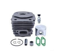 Durashmall Kit de cilindro de 47 mm, para motosierra 359 357 357XP, juego completo de juntas con válvula de descompresión de rodamiento de aguja reemplazar 537157302