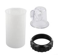 Durashmall Kit de componentes de inserción de bomba de circulación, conjunto de bomba de filtro para SPS25 SPS50 SPS75 SPS100 Sistema de filtración de piscina, piezas de repuesto incluyendo tapa de