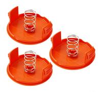 Durashmall Kit de cubierta de carrete de repuesto AF-100-3ZP para recortadoras de hilo GH400 GH500 GH600 CST1000 CST2000 NST2018 ST7000 incluye 3 cubiertas y 3 resortes para 0.065 pulgadas Li