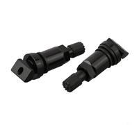 Durashmall Kit de reparación de vástago de válvula TPMS de acero inoxidable para monitor de presión de neumáticos, para BMW Serie 2 3 X1 X2 X3 SE55911 4043TG1C 6855539 Negro