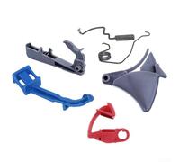 Durashmall Kit de resorte de estrangulador de varilla de gatillo del acelerador para motosierra 340 345 346 350 353, piezas de repuesto de montaje de plástico, accesorio de reparación de fácil