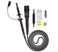 Durashmall Kit de sonda de osciloscopio de 200 MHz con conector BNC 1 x cables de prueba conmutables para osciloscopios digitales virtuales de mano P2200
