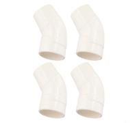 Durashmall Limpiador de piscina de codo de 45 grados W70244 Kit de repuesto de PVC flexible para Zodiac Krauly se adapta a mangueras estándar de 38.1 cm para limpiar piscinas evita torceduras y