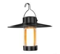 Durashmall Luz LED impermeable para tienda de campaña, para Mini LED portátil recargable por USB para 3 modos de luz cálida, base magnética, soporte de trípode IPX4 impermeable, para tienda de campaña