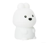 Durashmall Luz nocturna LED inteligente con reconocimiento de voz, asistente de inteligencia artificial, soporte multilingüe, conectividad WiFi para oficina en casa, perro, conejo, oso (conejo)