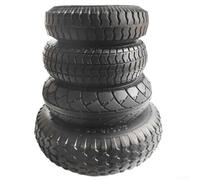 Durashmall Neumático de goma para niños, vehículo eléctrico, rueda neumática, neumático de goma inflable de repuesto para niños, triciclo de coche alimentado por batería y juguete de cuatro ruedas Ava