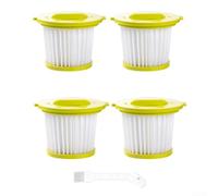 Durashmall Paquete de 4 filtros para aspiradora de mano de rendimiento de 18 V + PCL700 PCL704 CL705 (incluye PLC704K, PLC705K, PLC705B) con cepillo de limpieza