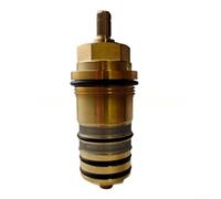 Durashmall Para 94282000 Cartucho termostático de 3/4 pulgadas Válvula de control de temperatura de oro de latón Pieza de repuesto de ducha compatible Fácil instalación Flujo de agua estable