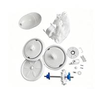 Durashmall Piezas de repuesto para Polaris Pool Cleaner modelos 180 y 280 con color como se muestra C16 rueda loca C86 turbina y cabezal flotante A20 kit de revisión blanco para una limpieza eficiente