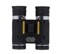 Durashmall Prismáticos profesionales de 200 x 22 con aumento 8X, lente objetivo de 22 mm, óptica FMC, enfoque central de largo alcance, agarre antideslizante para observación de aves y caza