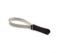 Durashmall Rascador de sudor de caballo de acero inoxidable para un alivio eficaz del desprendimiento y eliminación de la capa inferior con mango ergonómico para uso estable en el granero (negro)