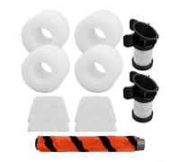 Durashmall Rodillo de cepillos de repuesto para Shark para aspiradoras DuoClean IF200UKT IF250 IF260 Modelos Dual Cepillos Tecnología Cerdas y Rollo Suave para Combo Fácil Instalación Sin Herramientas