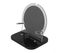 Durashmall Soporte acrílico para altavoz de escritorio con almohadilla acolchada para Bang and Olufsen A1 Gen 2 Beoplay A1 Negro 22x18x6 cm Soporte estable Protección contra arañazos Reducción de