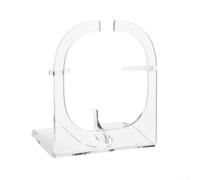 Durashmall Soporte de altavoz acrílico ajustable para Bose 1 y 2, soporte de base de escritorio, negro transparente, 13,55 cm x 12,30 cm x 6 cm (transparente)