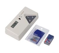 Durashmall Termómetro de punta de soldador de 0 a 600 °C, pantalla digital, probador de temperatura de soldadura con sensor de termopar K CA, ABS, blanco, diseño compacto para una medición precisa