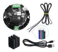Durashmall THR36 THR42 Tablero de herramientas de cabezal de calefacción, para Klipper con CAN, RP2040 MCU TMC2209 Driver ADXL345, para piezas de placa UTC (negro) (paquete 1)