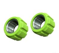 Durashmall Tuerca de anillo verde para olla de espuma, accesorios de lavado a presión, pieza de repuesto de fugas de plástico para equipos de limpieza de jardín al aire libre, 1 pieza (2 piezas)