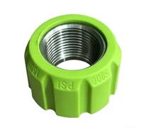 Durashmall Tuerca de anillo verde para olla de espuma, accesorios de lavadora a presión, pieza de repuesto de fugas de plástico para equipos de limpieza de jardín al aire libre, 1 pieza (1 unidad)