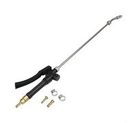 Durashmall Varita pulverizadora de manguera de lavado a presión, boquilla ajustable con mango bloqueable para limpieza de lavado de coche, extensión de acero inoxidable de 29 pulgadas con púas de