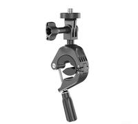 Durashmall X5 - Soporte para cámara de bicicleta, ABS, soporte para manillar de ciclismo, para exteriores, Vlog, aventura, deportes, acción, cámara, accesorios, color negro