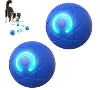 Duraspin Dog Balls, Thelifeh Smart Jumping Ball Dog Toy, Smart Jumping Ball for Dogs Moves On Its Own, for Small, Medium Pet, Teeth Grinding, Chewing Resistance (Blue)
