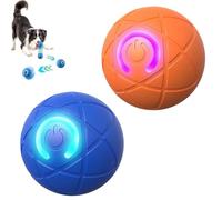 Duraspin Dog Balls, Thelifeh Smart Jumping Ball Dog Toy, Smart Jumping Ball for Dogs Moves On Its Own, for Small, Medium Pet, Teeth Grinding, Chewing Resistance (Mix)